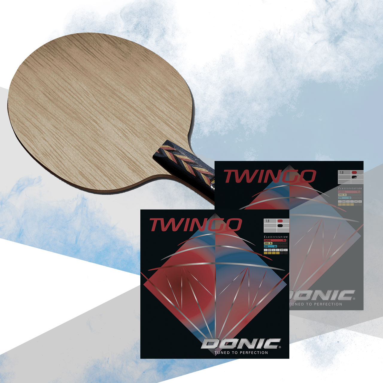 Tischtennis Komplettschläger DONIC Waldner Exclusive AR / Twingo