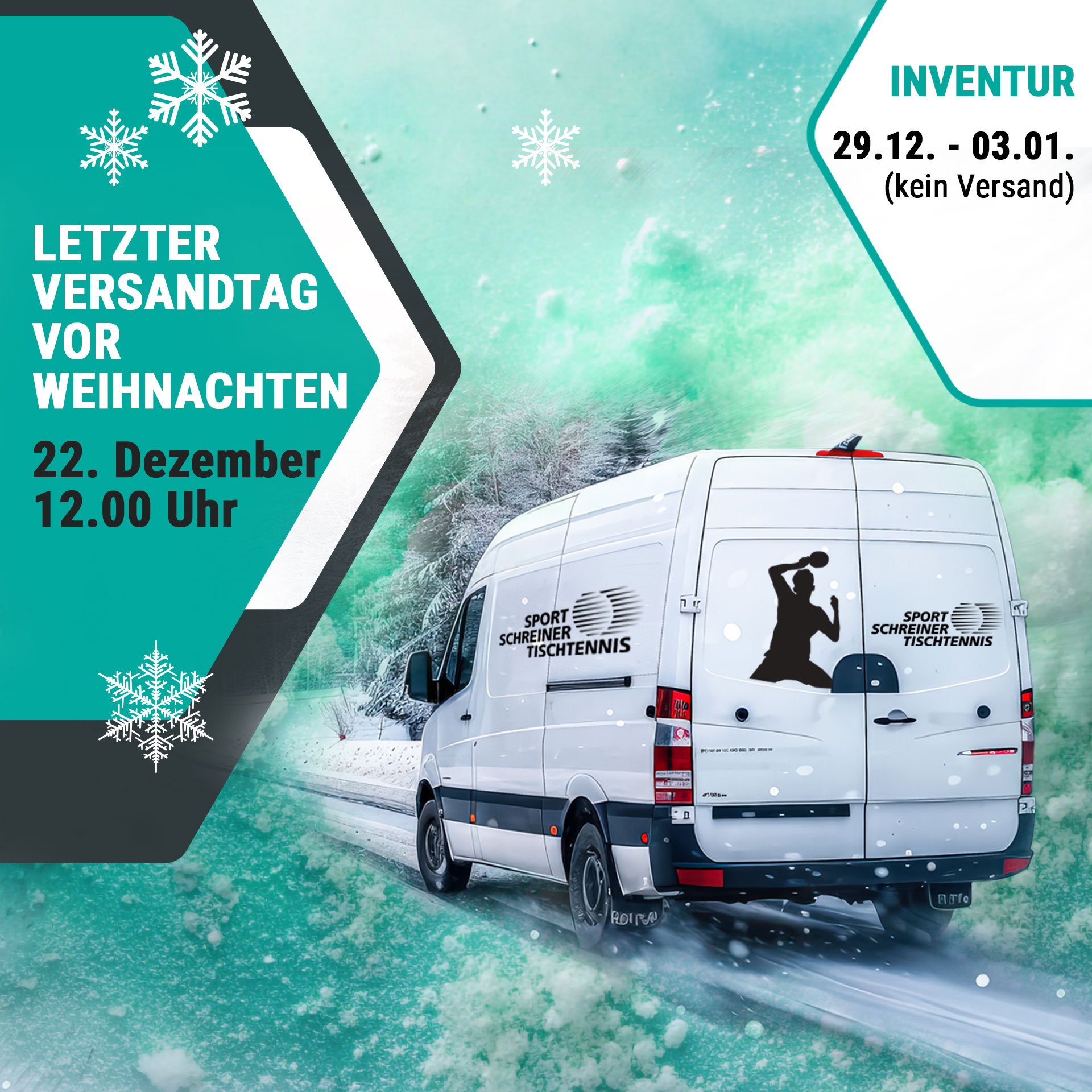 Versandzeiten Weihnachten