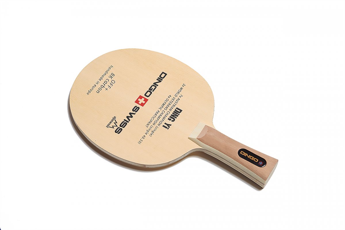 Tischtennis Holz Dingo OFF+ 8K Carbon 