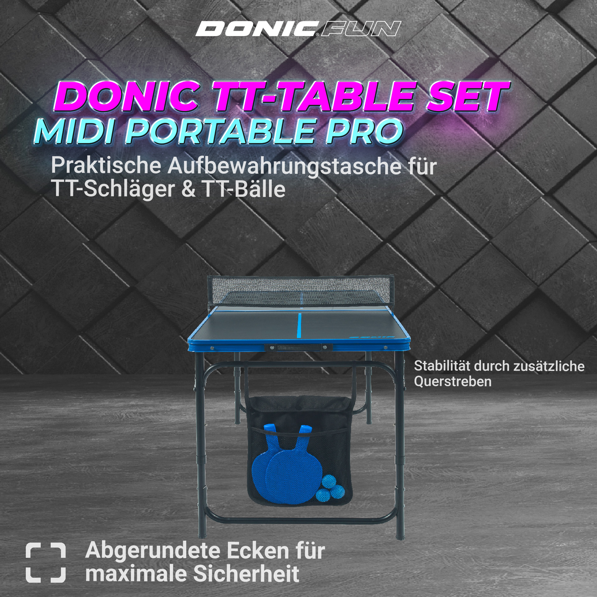 DONIC TABLE SET MIDI-Portable PRO