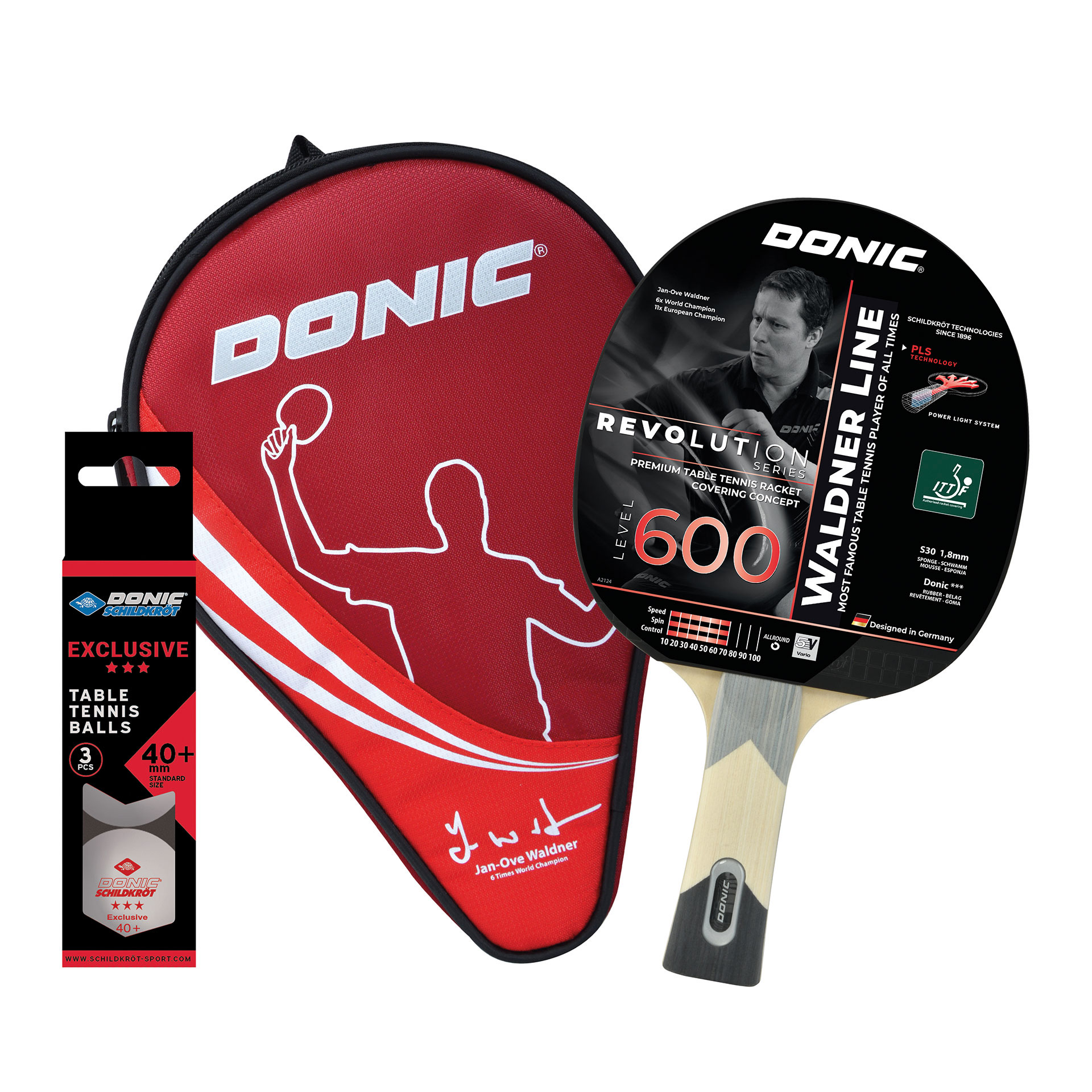 Hobbyschlägerset DONIC WALDNER 600