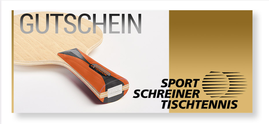 frei definierbarer Sport Schreiner Tischtennis Gutschein