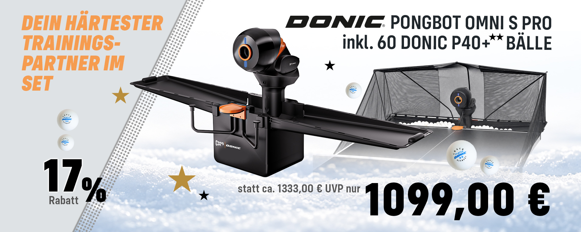 Pongbot OMNI S PRO ANGEBOT