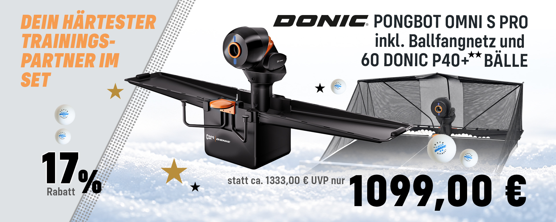 Pongbot OMNI S PRO ANGEBOT