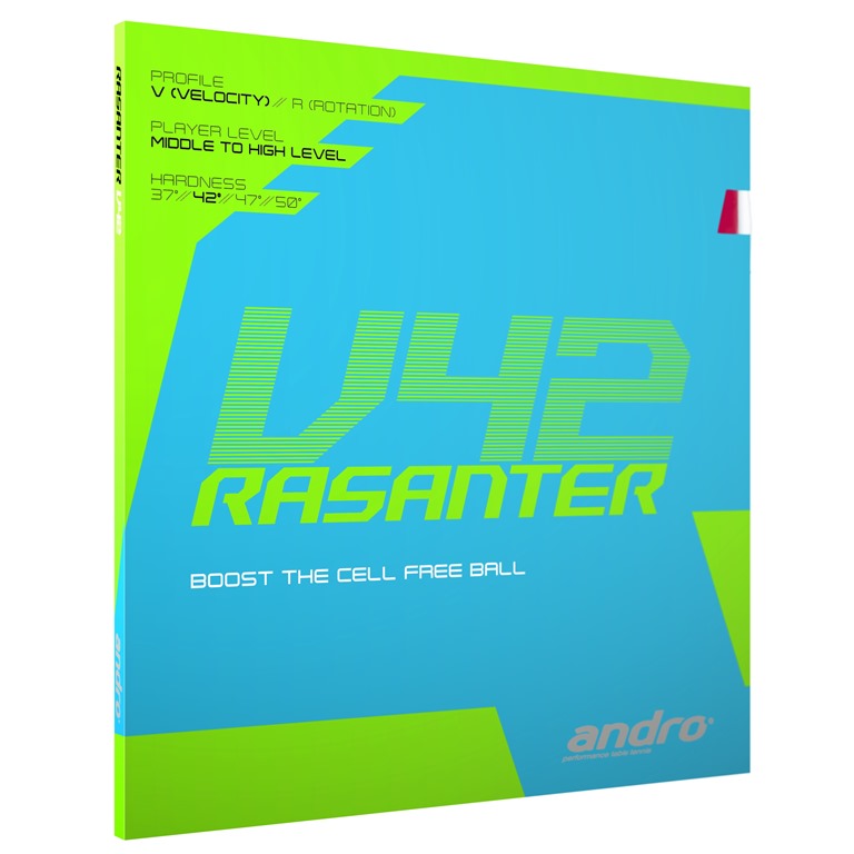 5134 Tischtennis Belag andro Rasanter V42 Cover