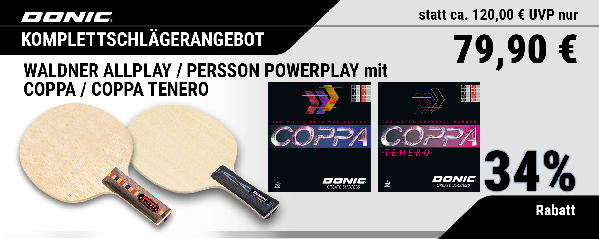 Komplett Schlägerangebot