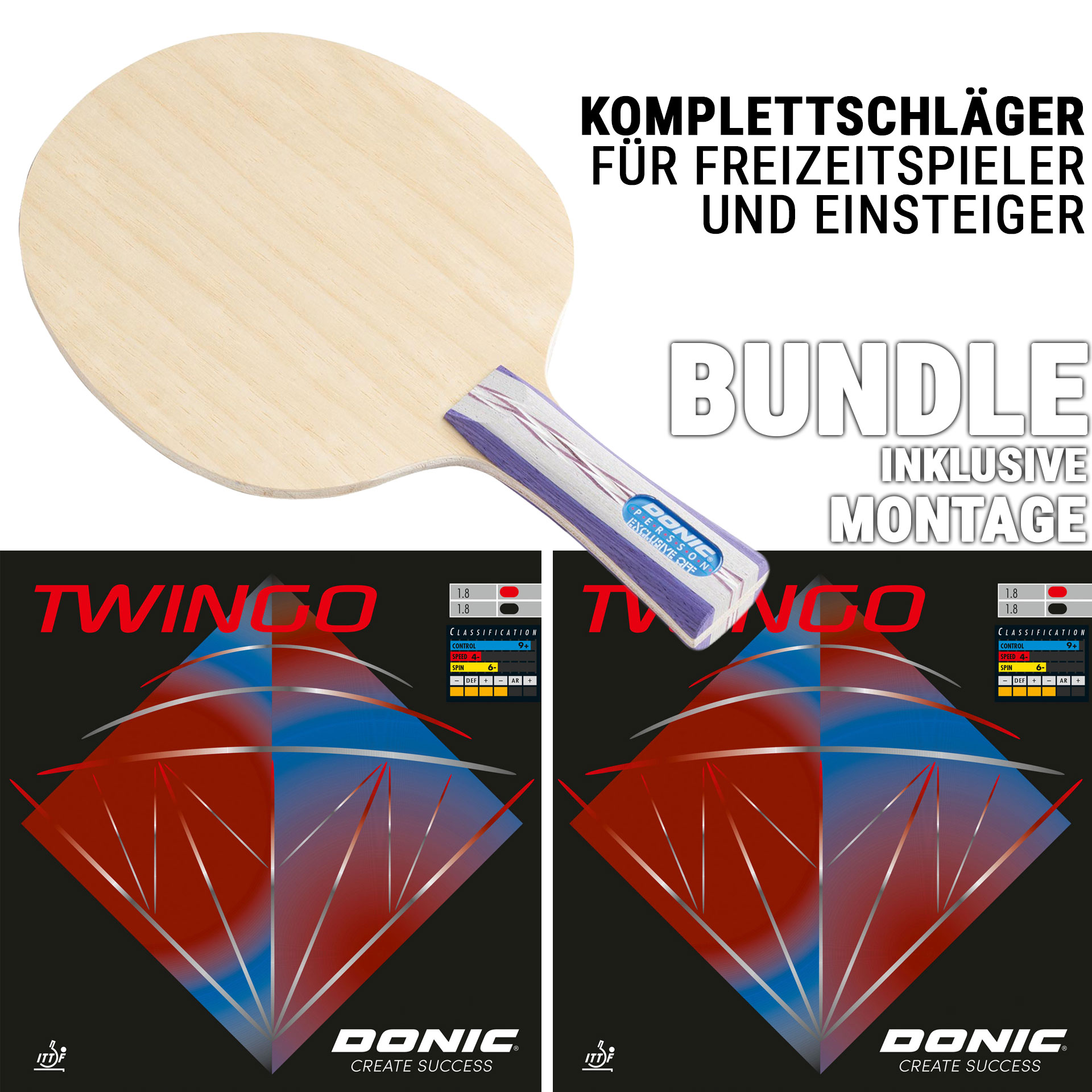 Bundle DONIC PERSSON EXCLUSIVE OFF / TWINGO