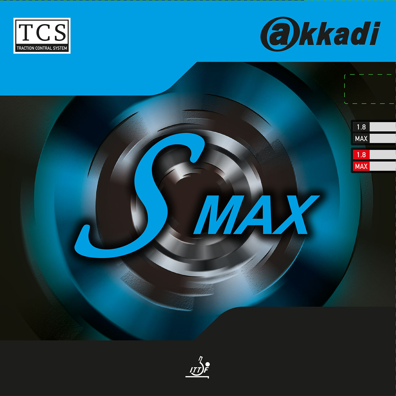 akkadi-rubber_sSmax Tischtennis Belag Akkadi S Max Cover