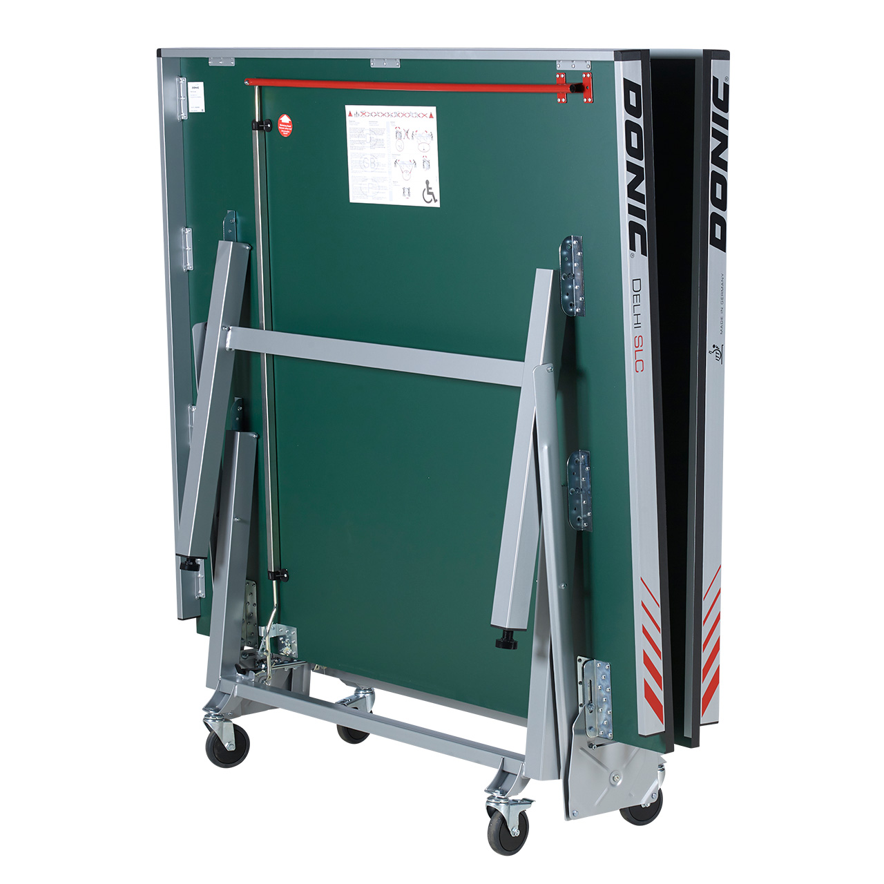 donic-table-delhi_slc-green-parkin_position-web Tischtennis-Tisch DONIC Dehli SLC, grün, kompakte Aufbewahrung