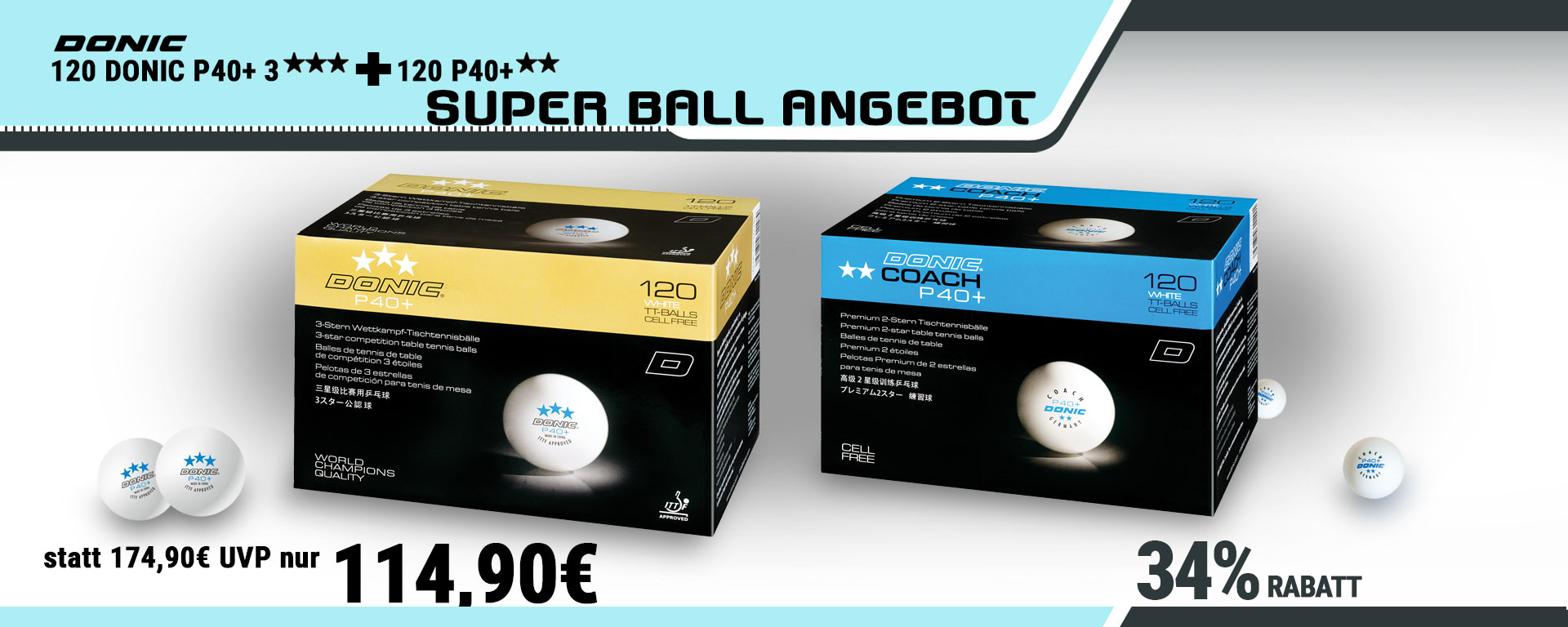 DONIC Bälle Angebot