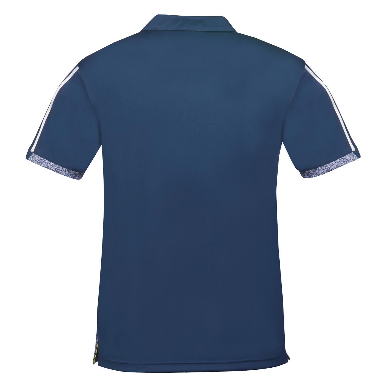 DONIC Poloshirt Melange Pro blau Ruecken