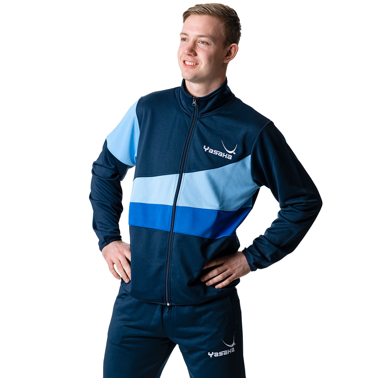 yasaka-tracksuit_pollux_blue_player-web Trainingsanzug Yasaka Anzug Pollux blau 2