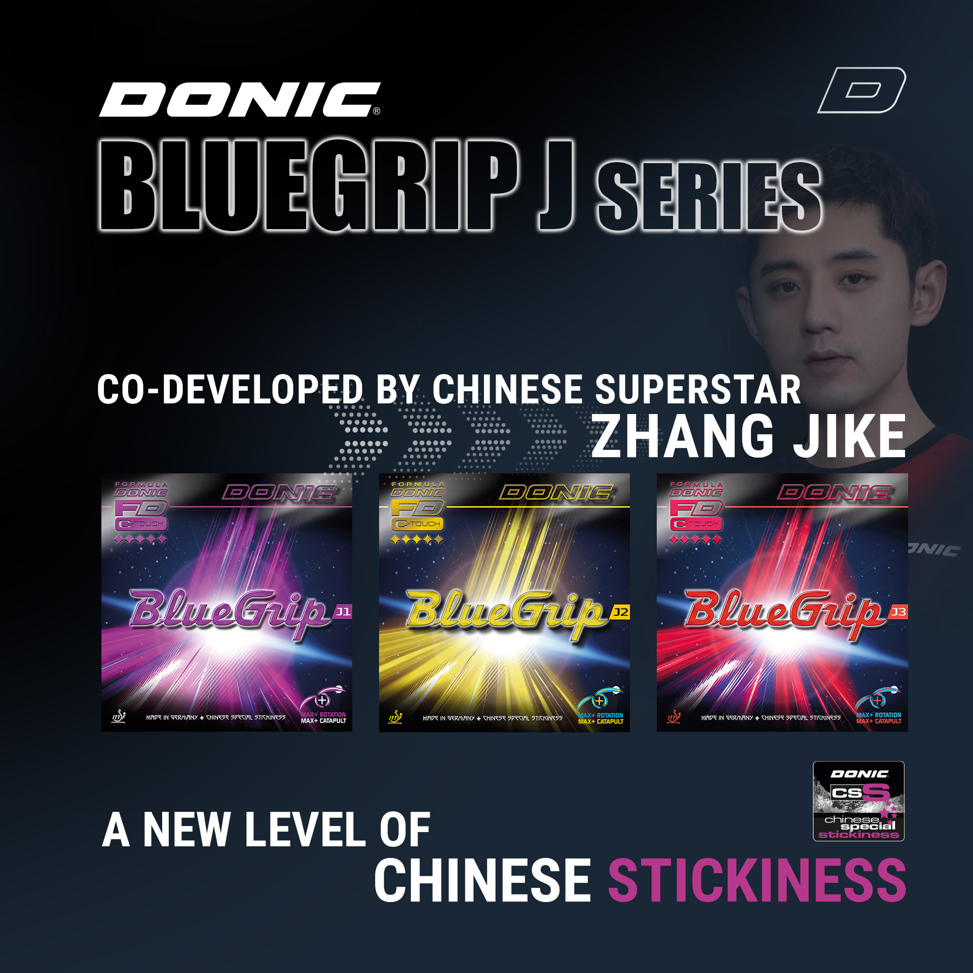 Zhang Jike Tischtennis Belag 