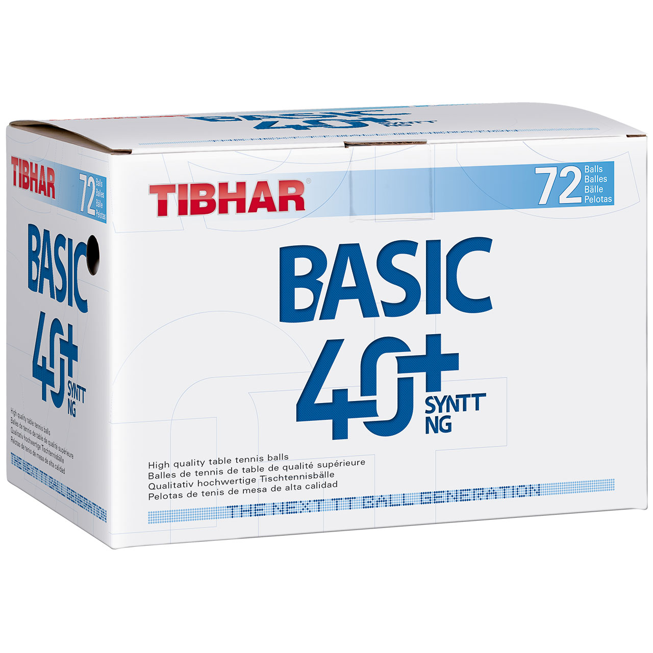 Tschtennis Ball TIBHAR Basic SynTT NG 72er Packung