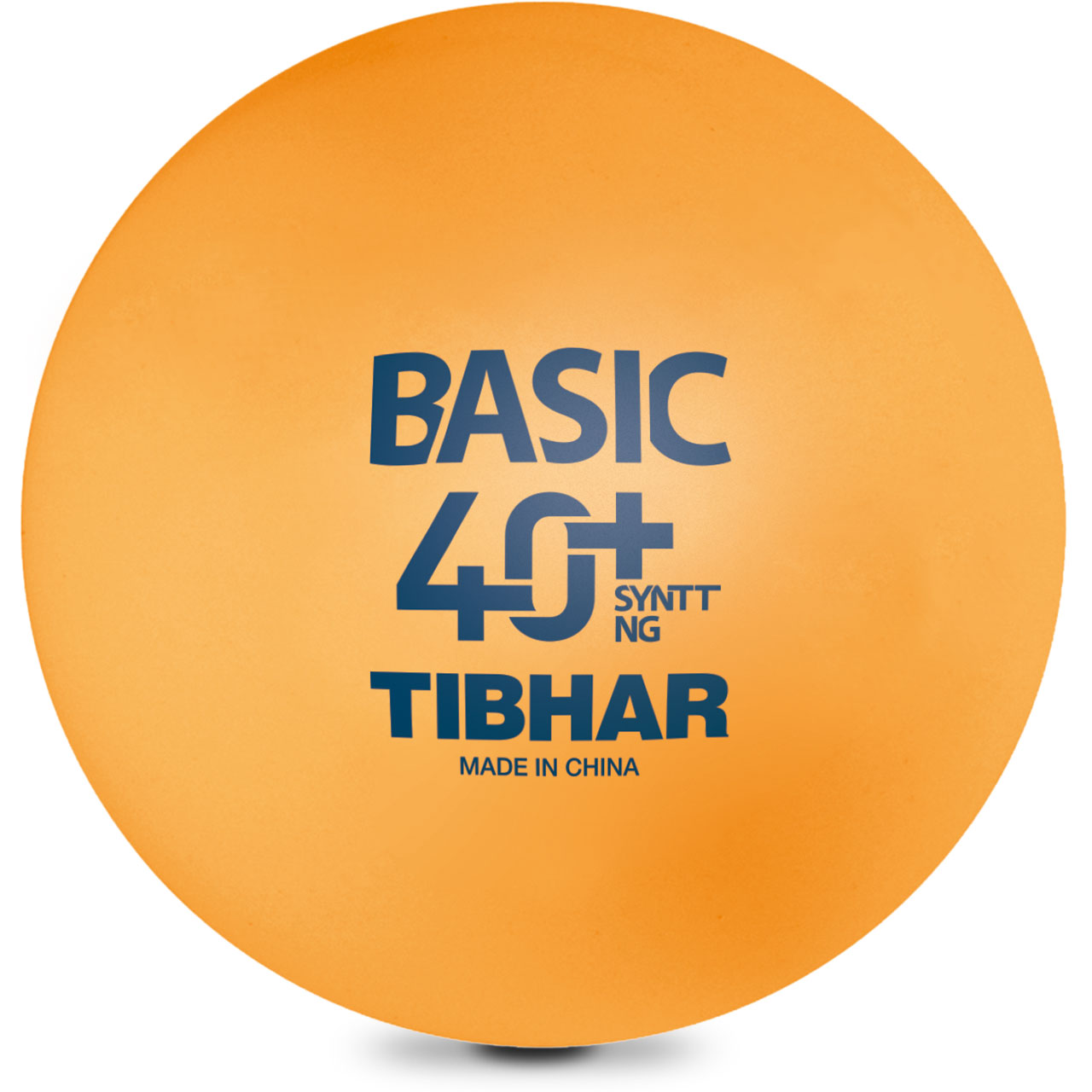 Tschtennis Ball TIBHAR Basic SynTT NG ornage