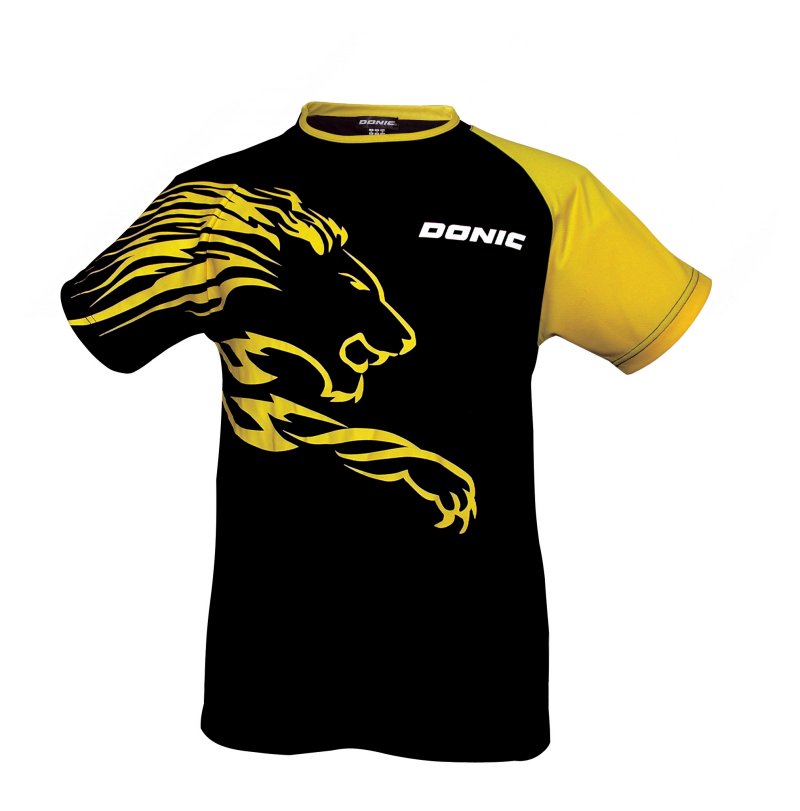 4988 DONIC T-Shirt Lion schwarz/gelb