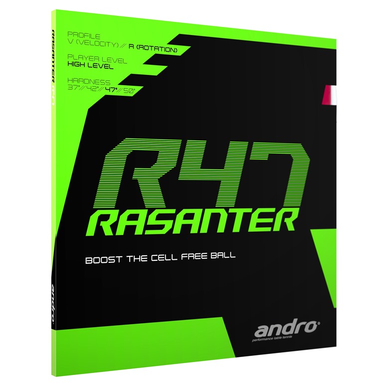 Tischtennis Belag andro Rasanter R47 Cover