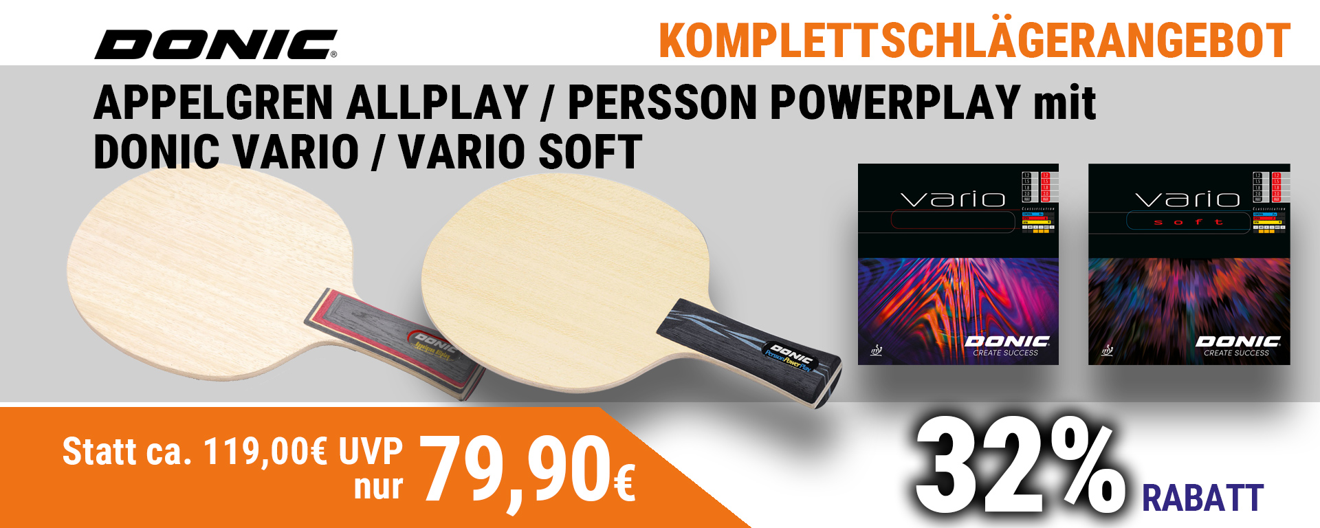 Komplettschläger TT Angebot