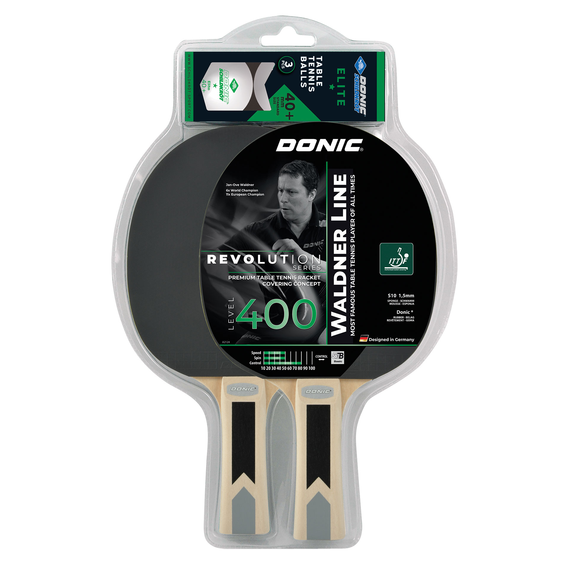 Hobbyschlägerset DONIC WALDNER 400