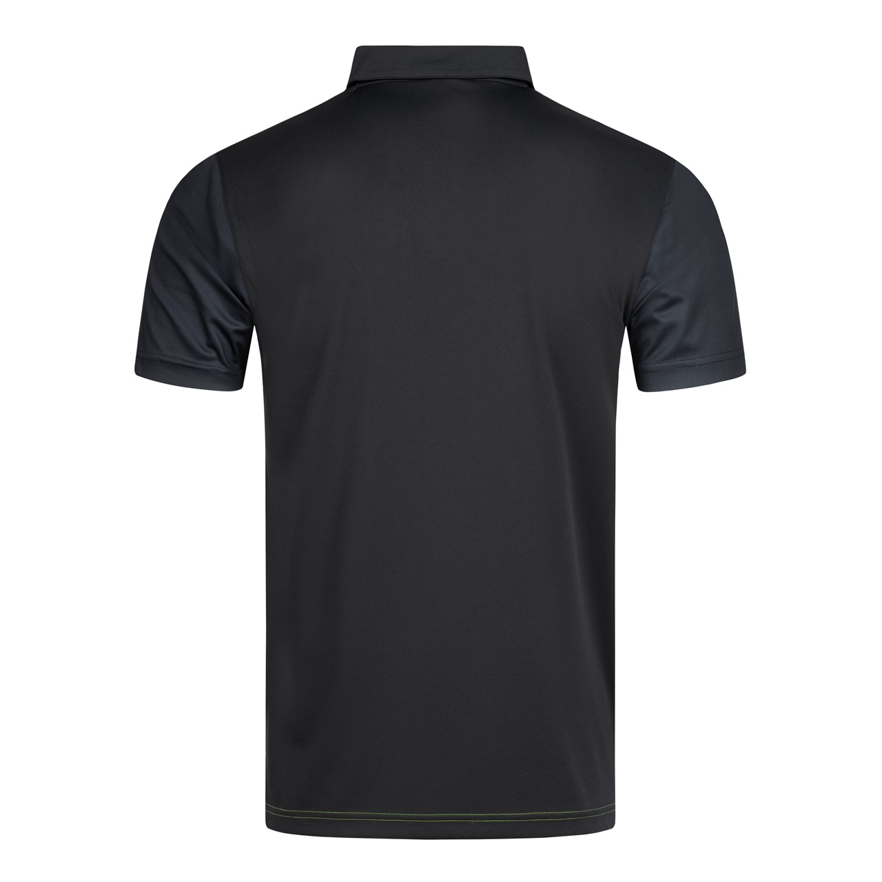 donic-poloshirt_flow-black-green-back-web DONIC Poloshirt Flow schwarz/limegrün Rücken