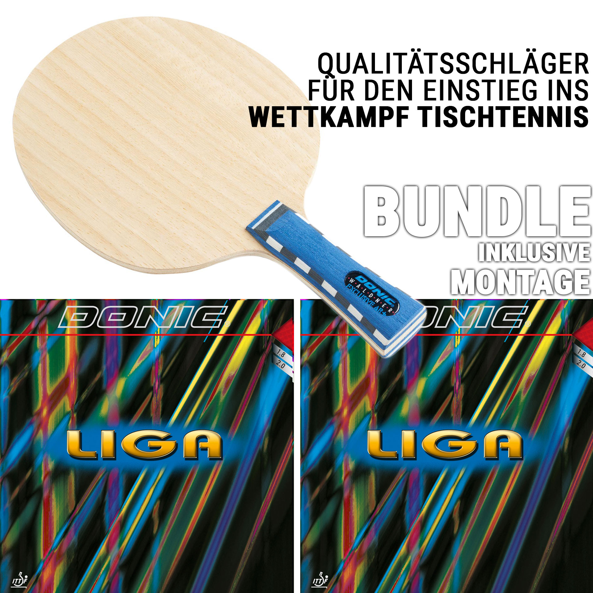 Bundle DONIC WALDNER EXCLUSIVE AR+ / LIGA