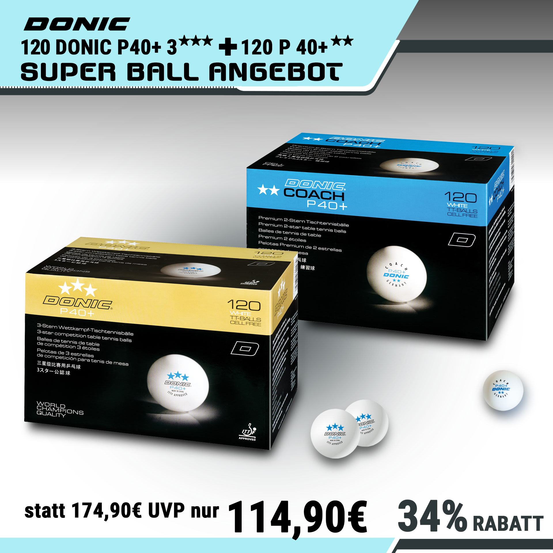 DONIC Bälle Angebot