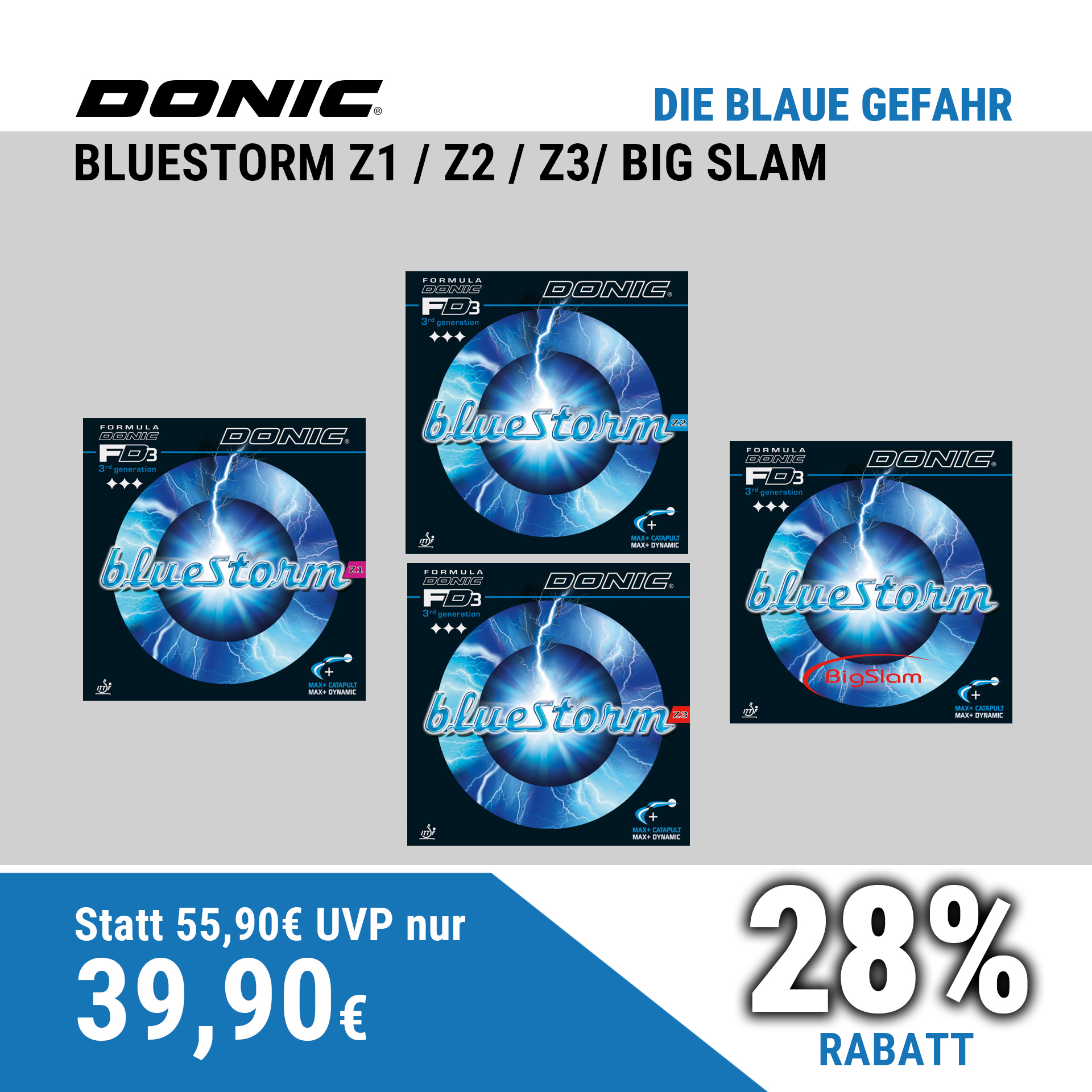 Bluestorm TT-Belag Angebote