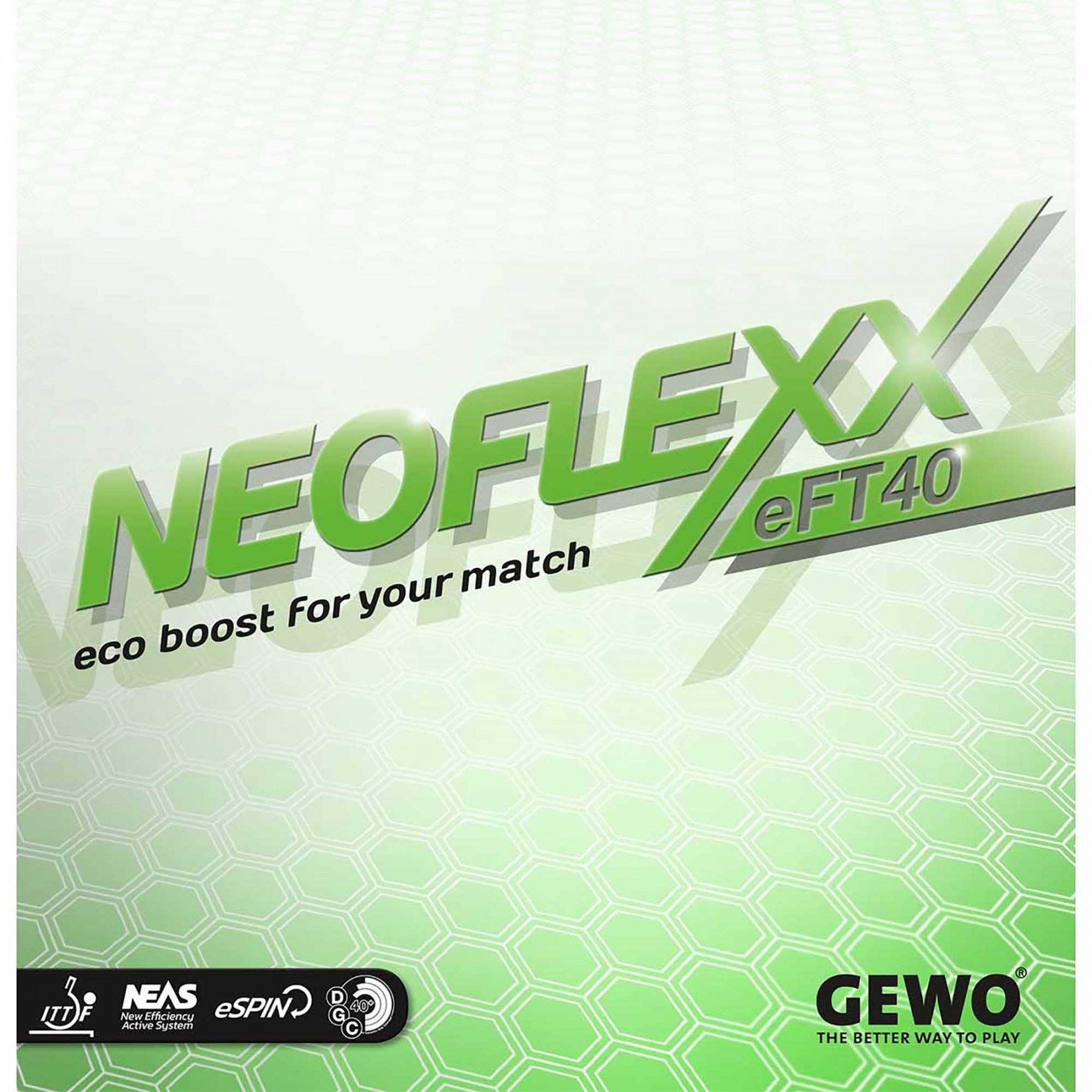 Tischtennis Belag Gewo Neoflexx eFT 40 Cover