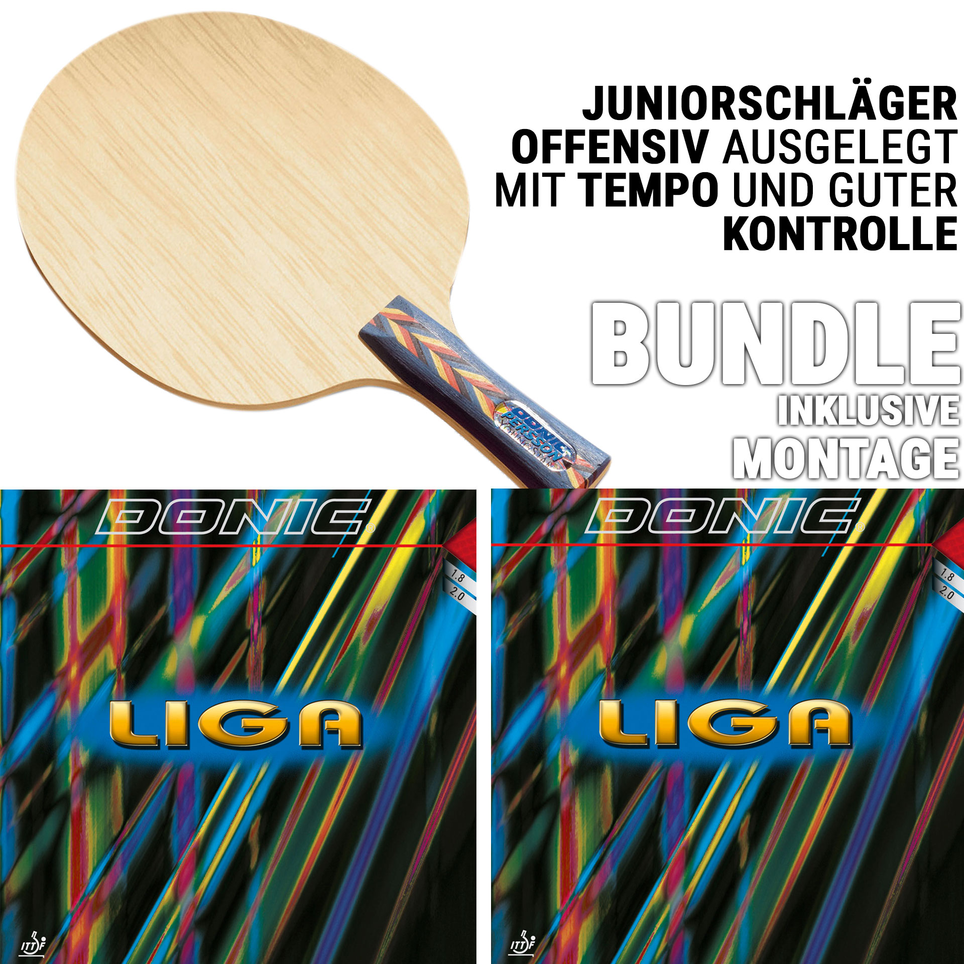 Bundle DONIC PERSSON YOUNGSTAR / LIGA