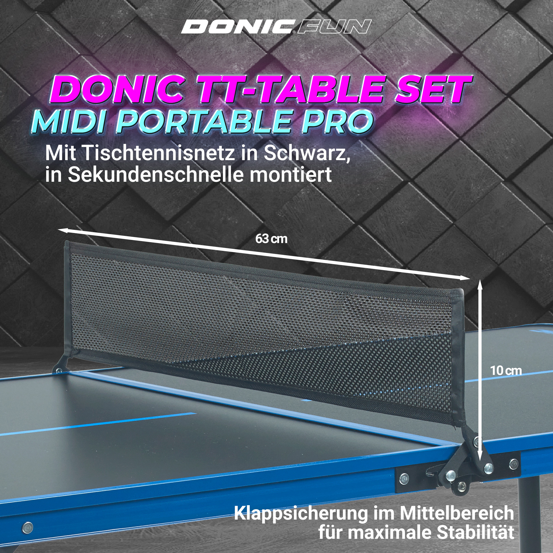 DONIC TABLE SET MIDI-Portable PRO