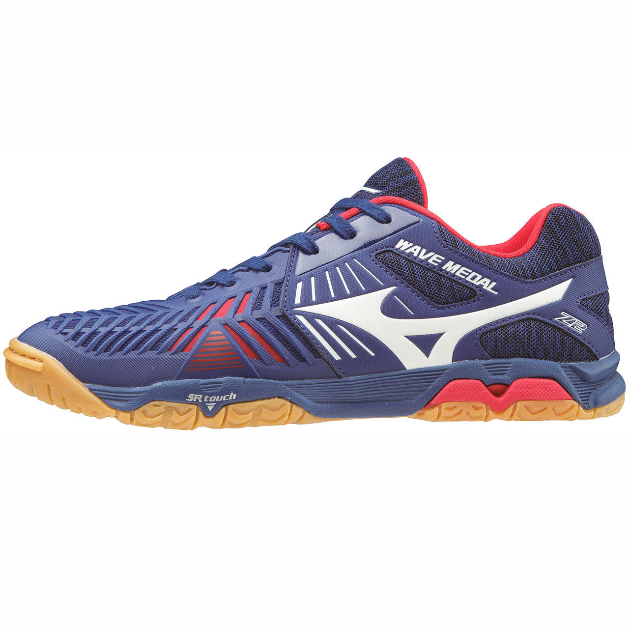 Tischtennis Schuh MIZUNO Wave Medal Z2 blau-rot