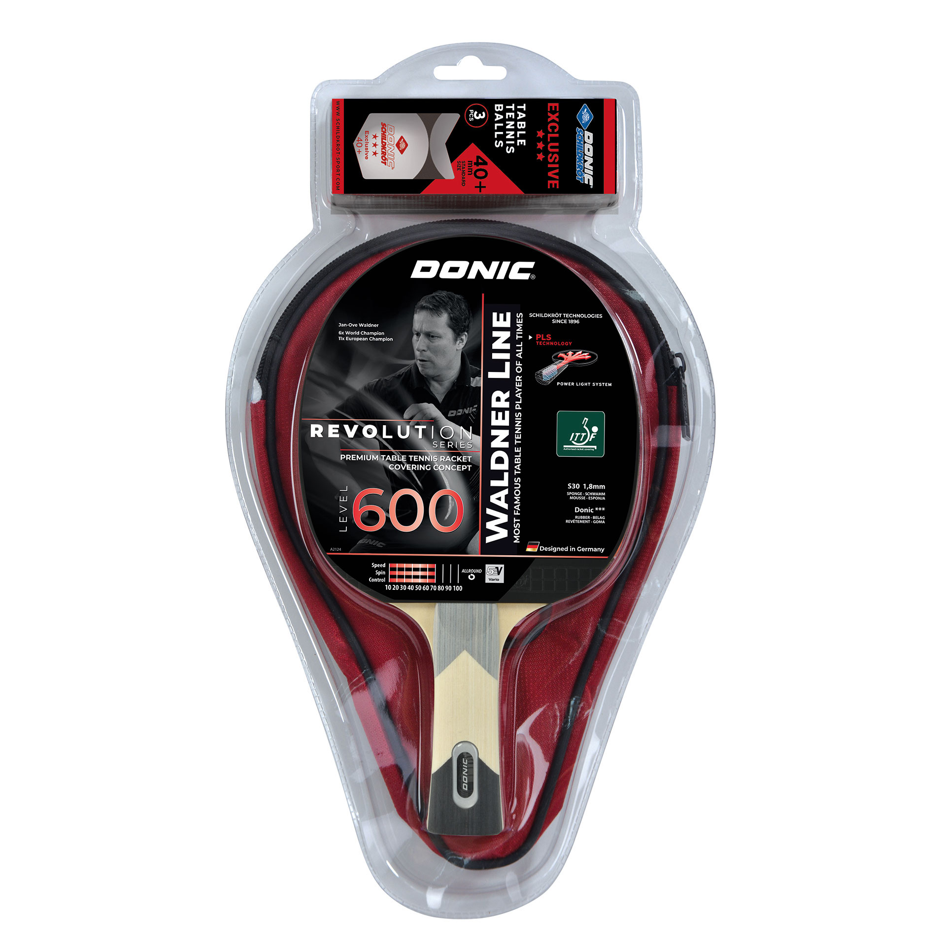 Hobbyschlägerset DONIC WALDNER 600