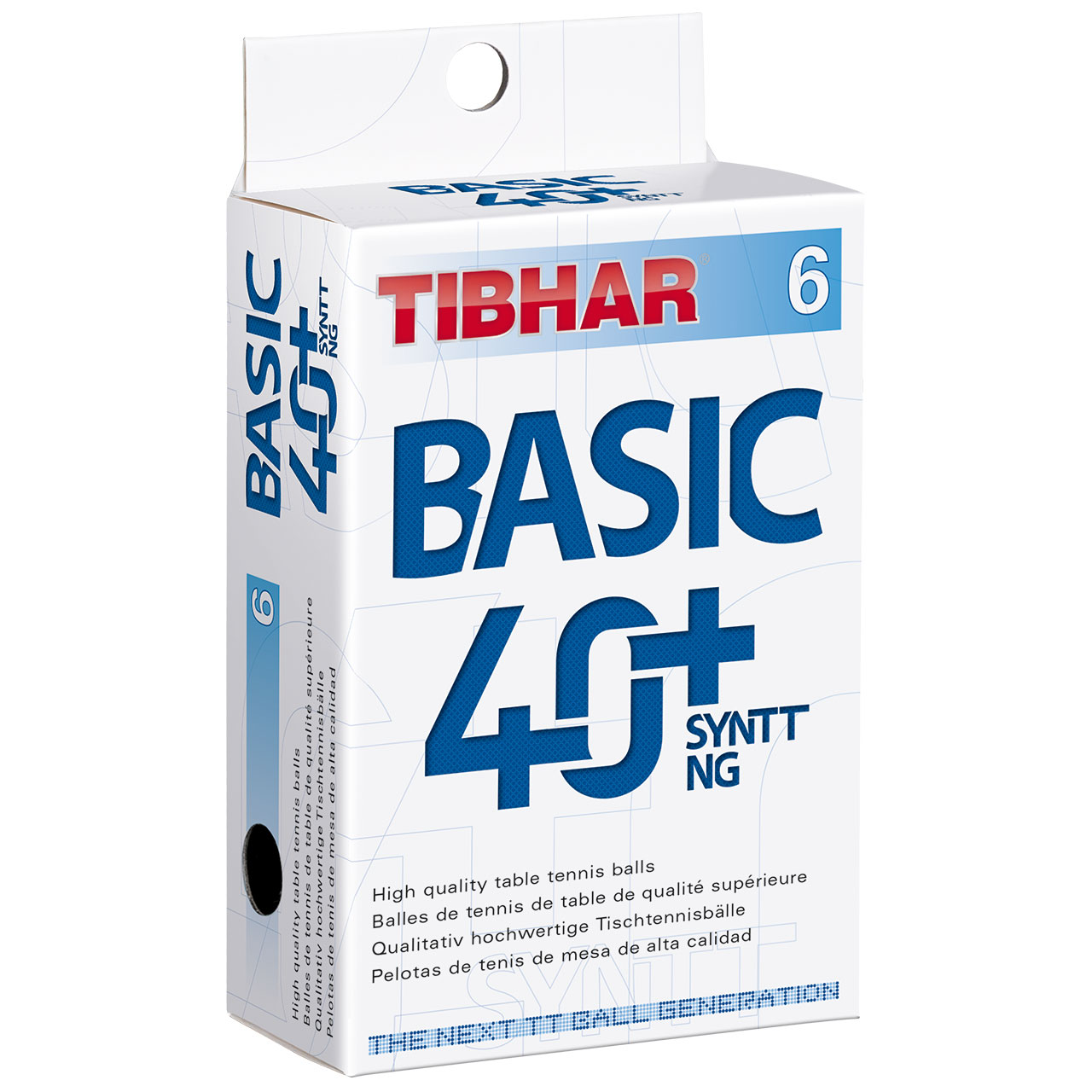 Tschtennis Ball TIBHAR Basic SynTT NG 6er Packung