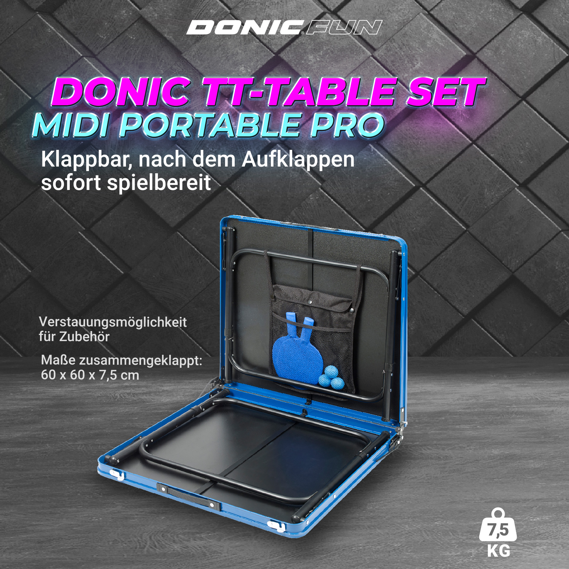 DONIC TABLE SET MIDI-Portable PRO