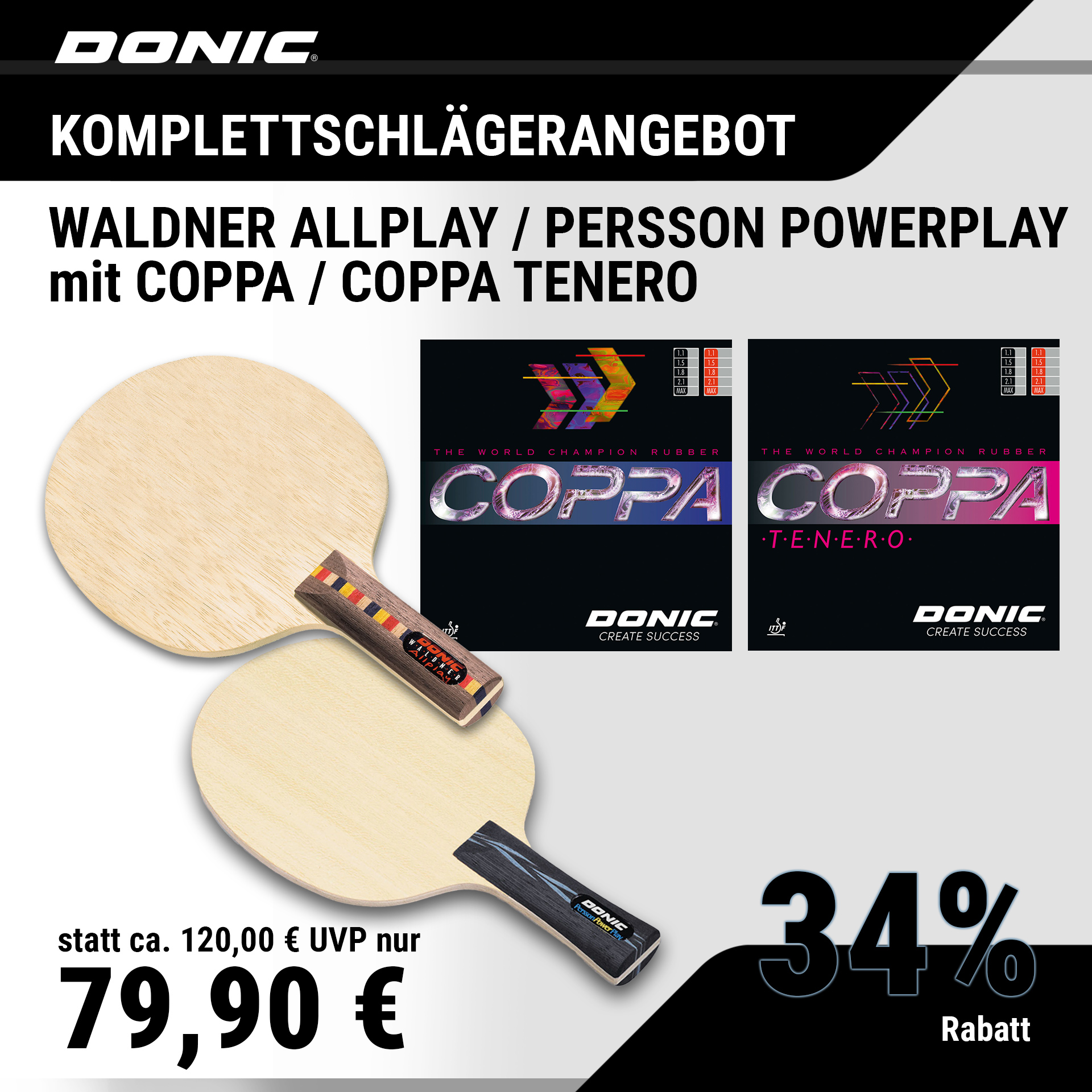 Komplett Schlägerangebot