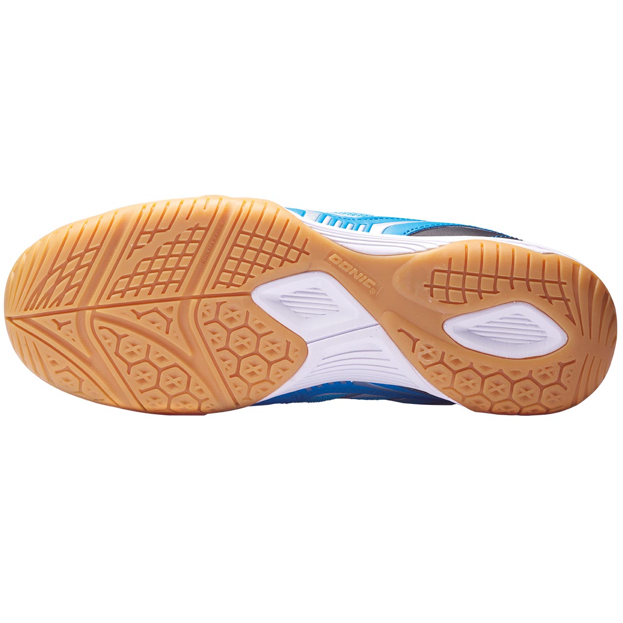 donic-shoe_waldner_flex_III-sole-web DONIC Schuh Waldner Flex III blau Sohlenansicht