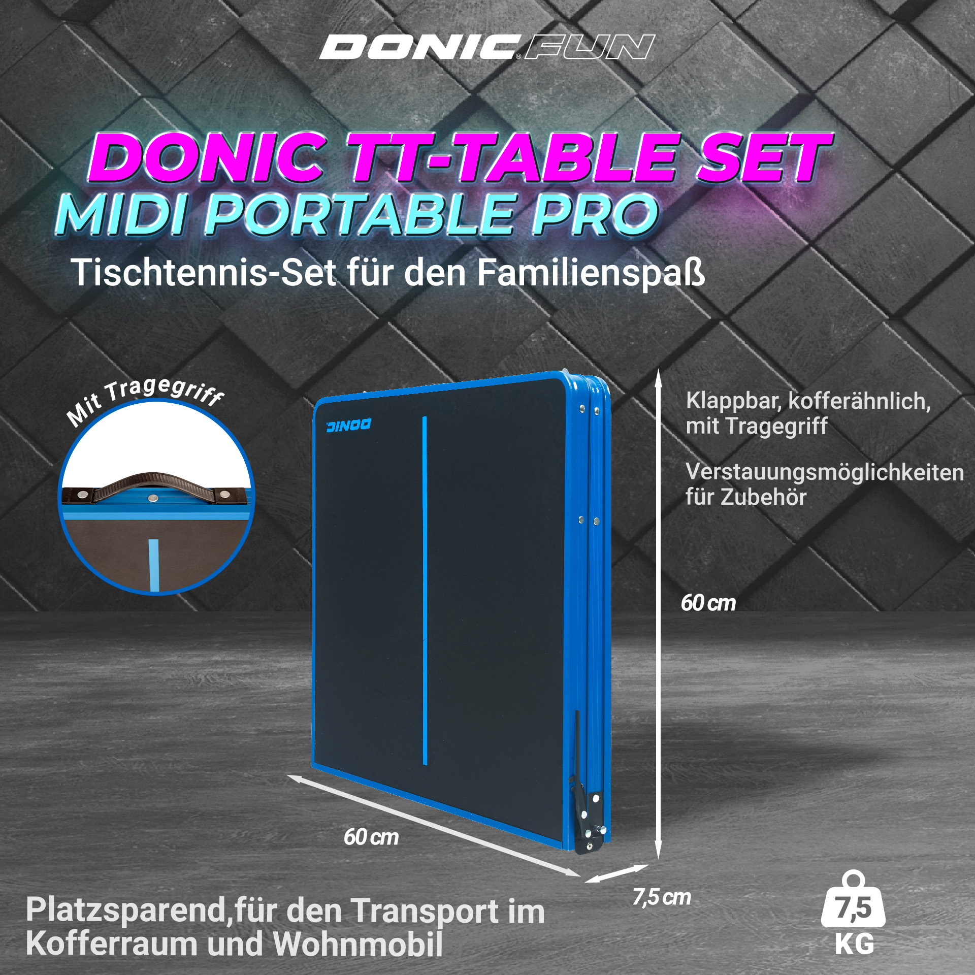 DONIC TABLE SET MIDI-Portable PRO