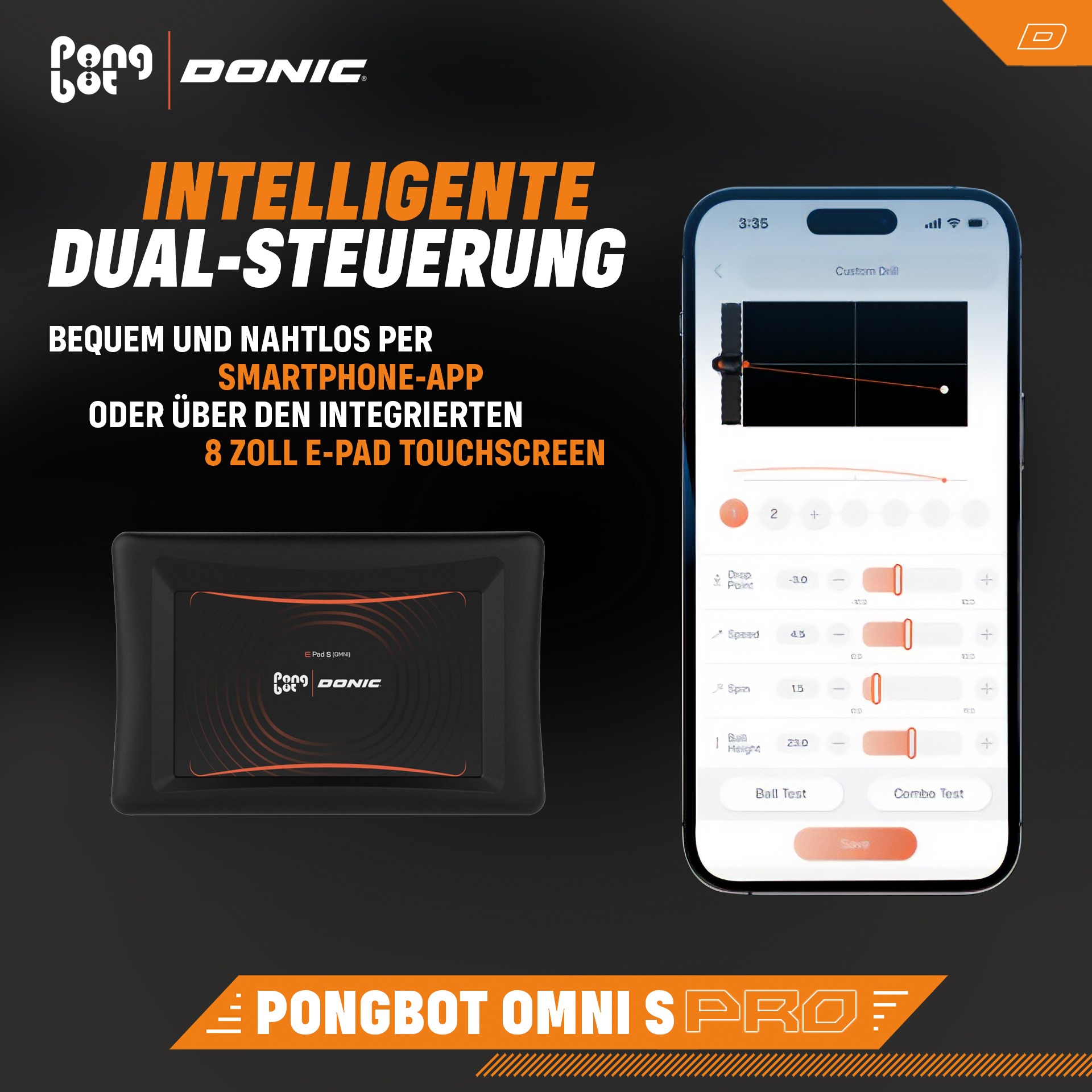 DONIC - PONGBOT OMNI S PRO