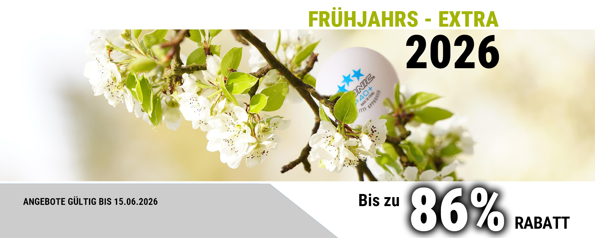 Tischtennis Zubehör Angbeot