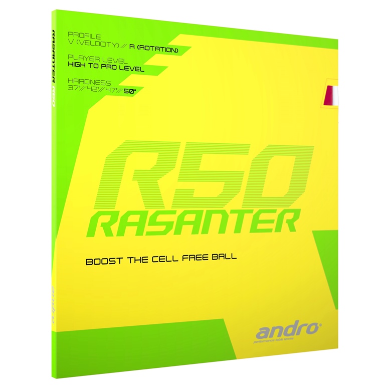 5133 Tischtennis Belag andro Rasanter R50 Cover