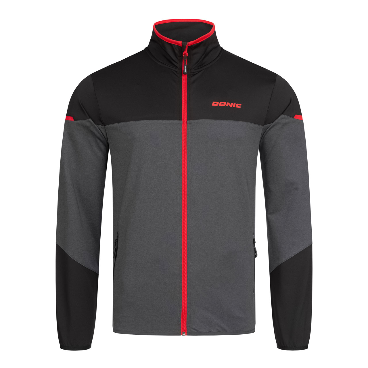 DONIC Tischtennis Anzugjacke Craft schwarz/rot Brust