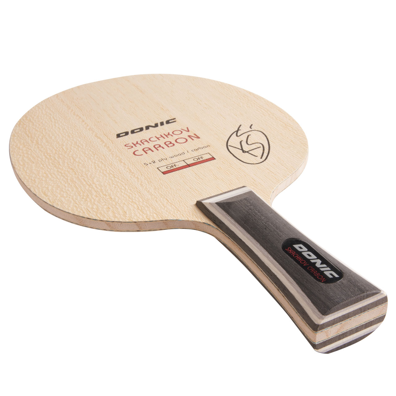 donic-blade_skachkov_carbon_macro Tischtennis Holz DONIC Skachkov Carbon Griff