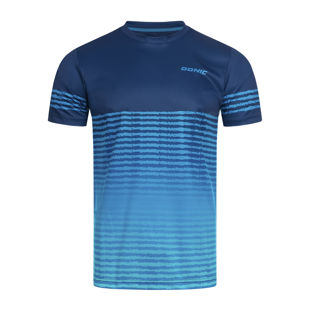 DONIC Tischtennis T-Shirt Tropic blau Brust