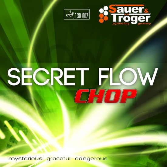 Tischtennis Belag Sauer & Tröger Secret Flow Chop Cover