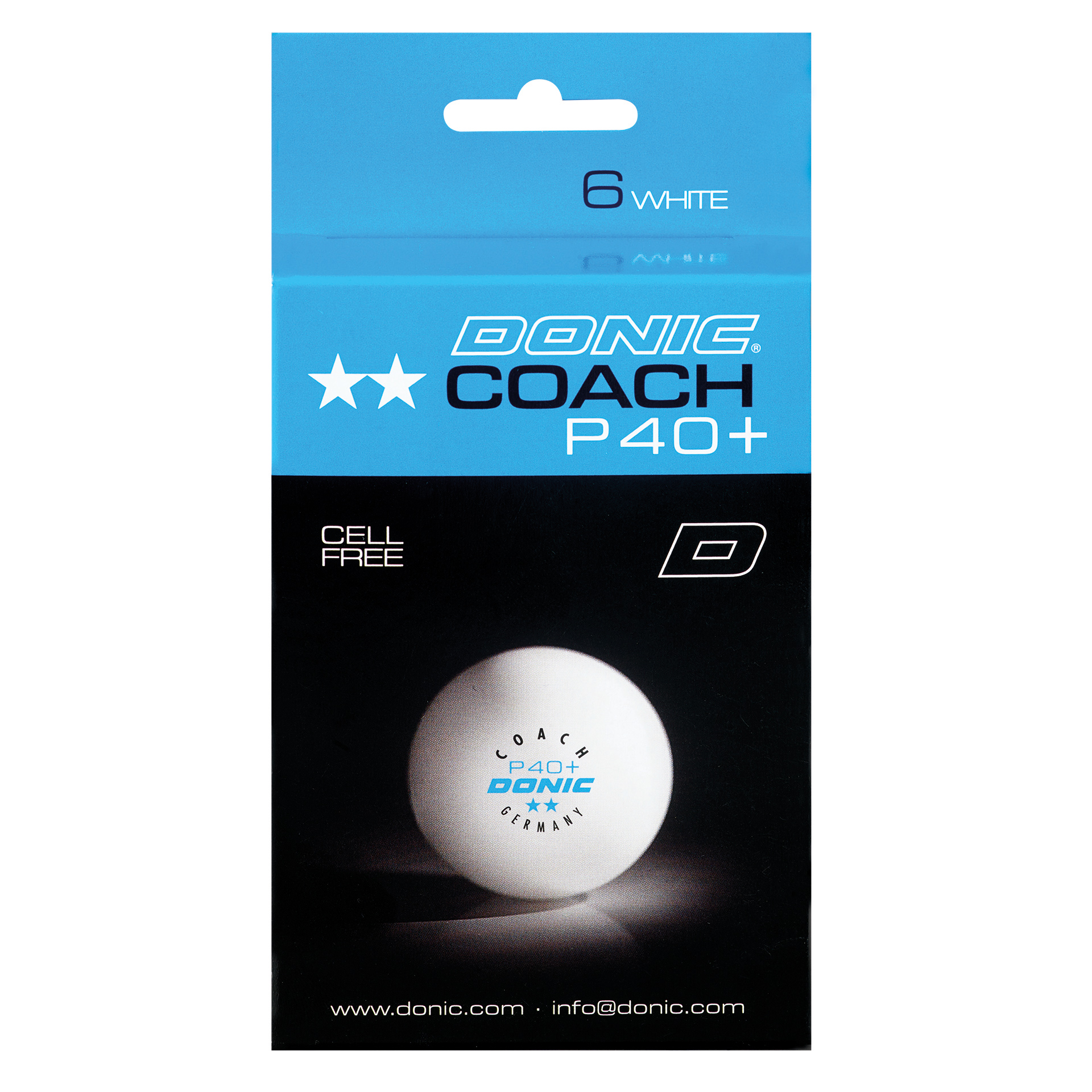 DONIC COACH P40+ ** Cell-Free