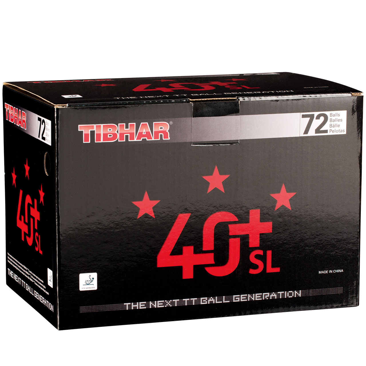 Tischtennis Ball TIBHAR SL *** 40+ 72er Packung