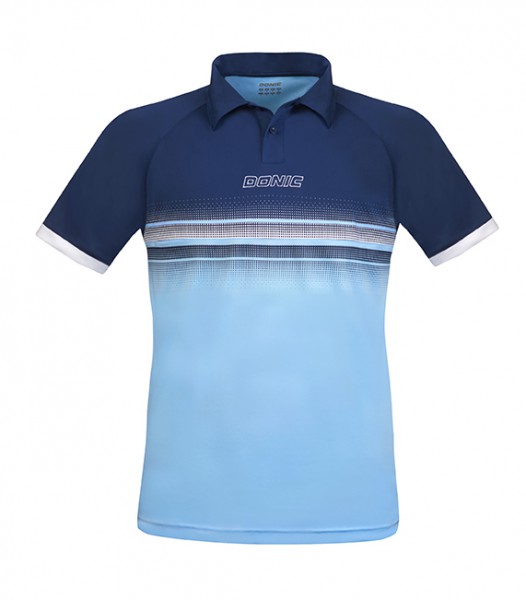 DONIC Polo-Shirt Draftflex marine/hellblau