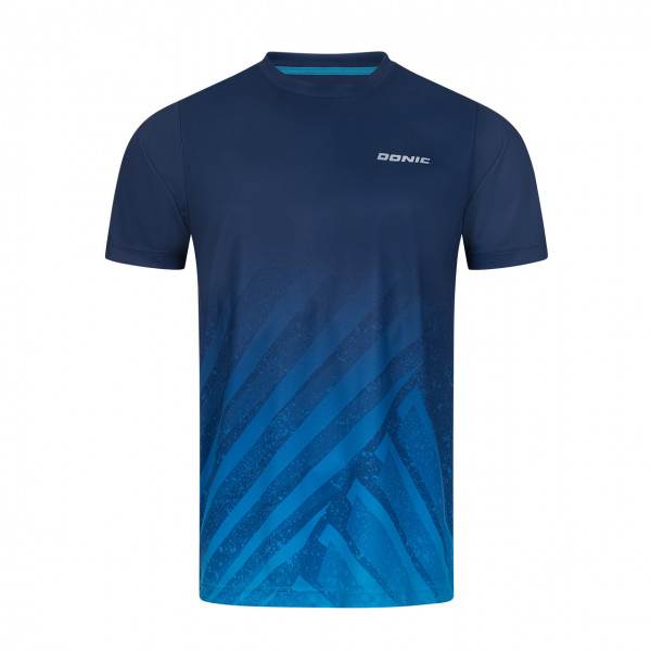 DONIC T-Shirt Argon marine/cyanblau Brust