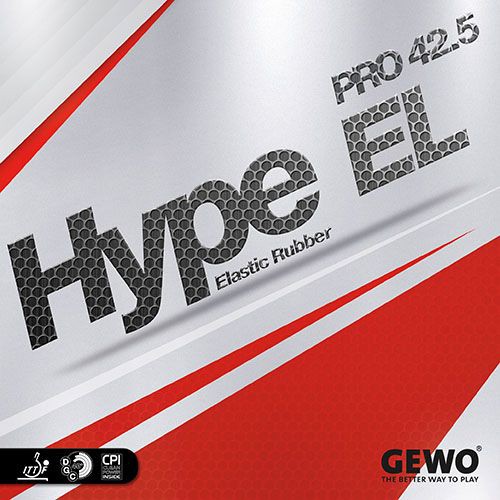 Tischtennis Belag Gewo Hype EL Pro 42.5 Cover 