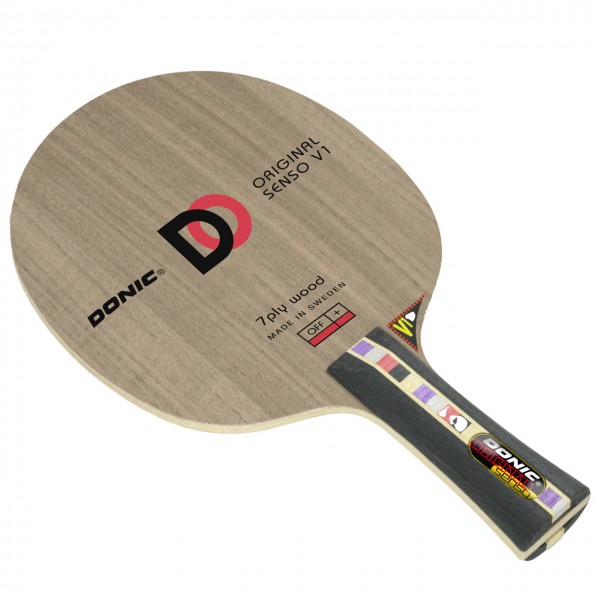 Tischtennis Holz DONIC Original Senso V1